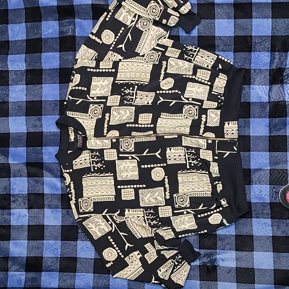 Vintage. Made in USA. CASCAIS of CALIFORNIA. Full-zip. Streetwear. XL